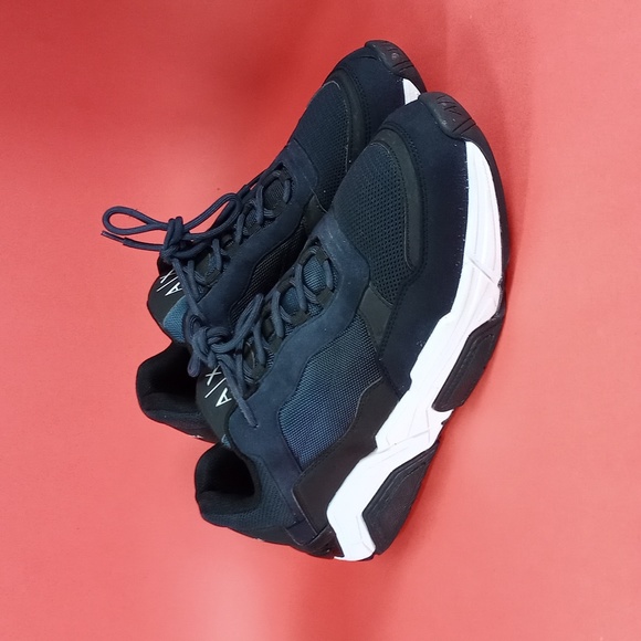 Armani Exchange AXUX02 Blue Athletic Shoes - Picture 5 of 15